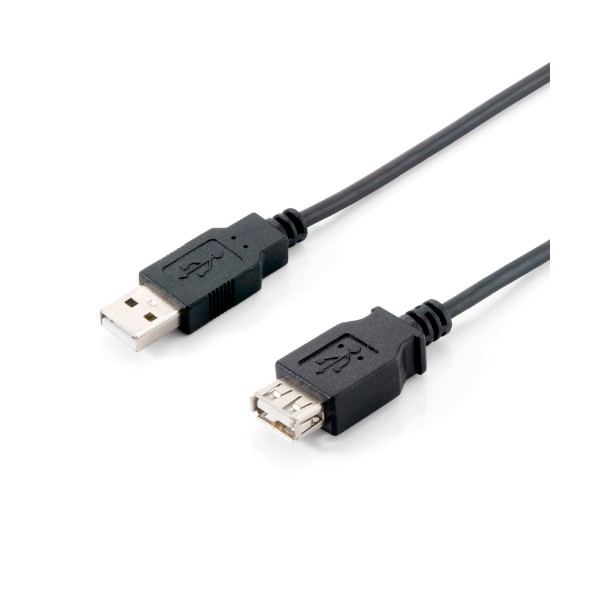 Cable equip alargo usb 2.0 tipo a macho - hembra 1.8m