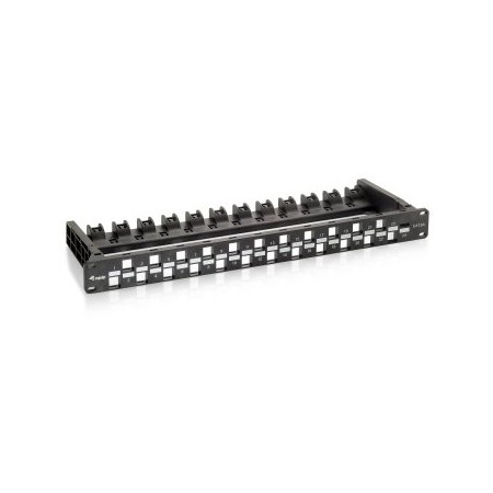 PATCH PANEL VACIO CAT.6A 24 PUERTOS KEYSTONE 1U