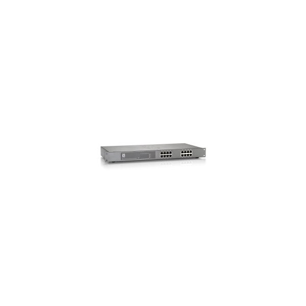 SWITCH NO GESTIONABLE LEVEL ONE FEP-1612 16P 16xPoE 100Mb 500W CARCASA METALICA