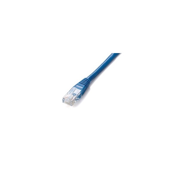 Cable red equip latiguillo rj45 u - utp cat6 1m azul