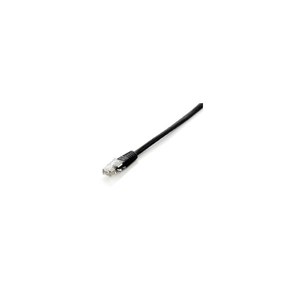 Cable red equip latiguillo rj45 u - utp cat6 0.25m negro