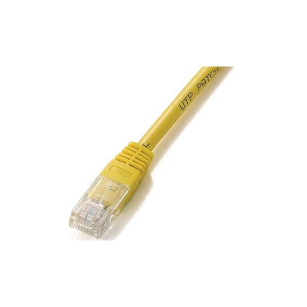 Cable red equip latiguillo rj45 u - utp cat6 10m amarillo