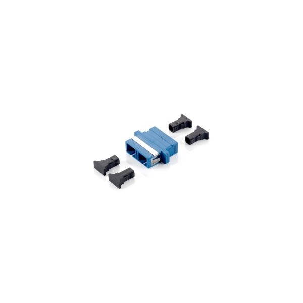 ADAPTADOR FIBRA OPTICA SC DUPLEX MONOMODO PACK 12u