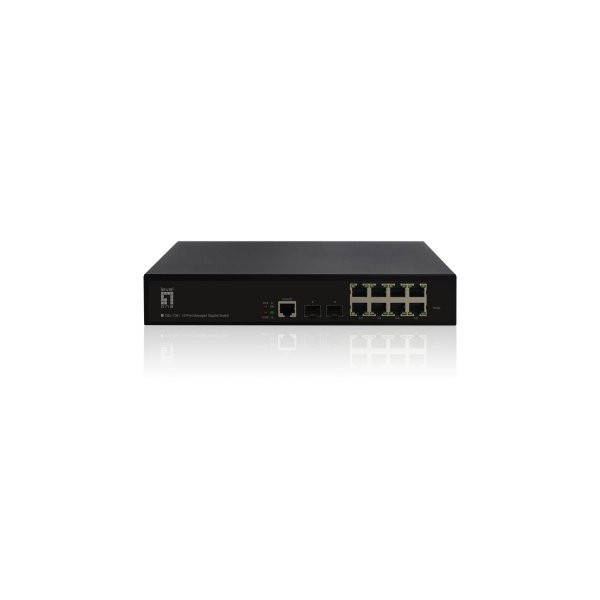 SWITCH LEVEL ONE GESTIONABLE L2 8P 10/100/1000 + 2P GIGABIT COMBO