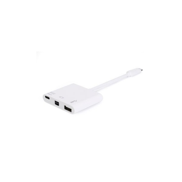 (Km0) ADAPTADOR USB-C EQUIP 133463 CASH30 A 1xMINI DISPLAYPORT 1xUSB-A 3.0 1xUSB-C PD