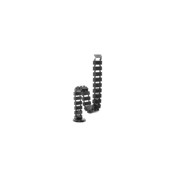 CUBRE CABLES MESA ERGONOMICA EQUIP NEGRO