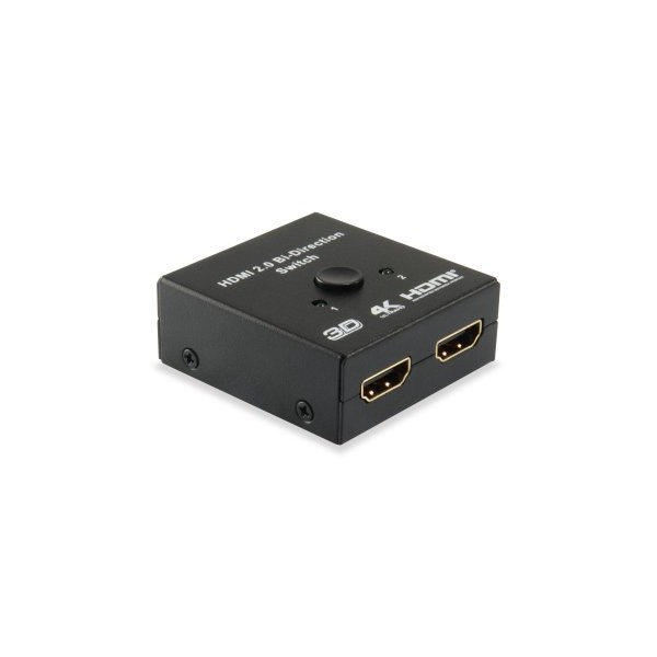 SWITCH SELECTOR HDMI BIDIRECIONAL EQUIP 2 ENTRADAS 1 SALIDA / 1 ENTRADA 2 SALIDAS