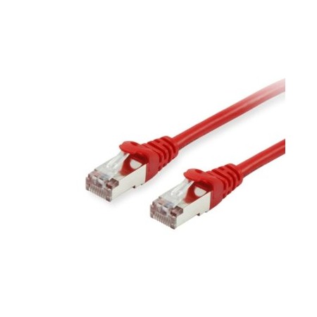 LATIGUILLO APANTALLADO S/FTP CATEGORIA 6A LIBRE DE HALOGENOS 10G 30M COLOR ROJO EQUIP 606511