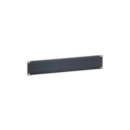 PANEL CIEGO 2U ARMARIO RACK 19″ COLOR NEGRO RAL9005