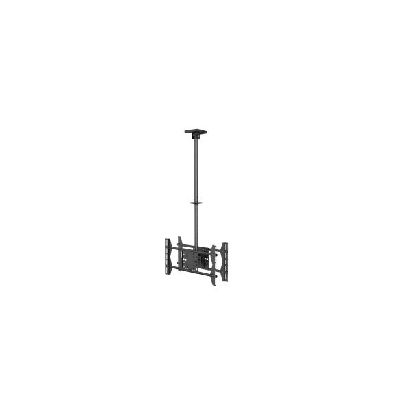 (Km0) SOPORTE DE TECHO PROFESIONAL EQUIP 650370 PARA 2 PANTALLAS 32″- 65″ CASH30