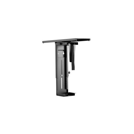 SOPORTE CPU EQUIP 650892 PARA INSTALACION BAJO MESA GIRATORIO 360§ ACERO COLOR NEGRO MAX. 10KGS