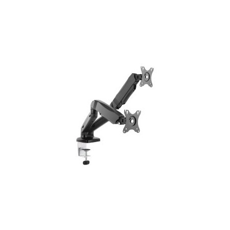 SOPORTE DE MESA EQUIP 650121 PARA 2 PANTALLAS 13″-32″ 2 BRAZO INCLINABLES MUELLE DE GAS VESA HASTA 9