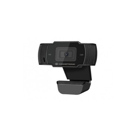 WEBCAM HD CONCEPTRONIC AMDIS 1080P INTERPOLADO USB 3.6MM 30FPS ANGULO VISION 68º MICROFONO INTEGRADO
