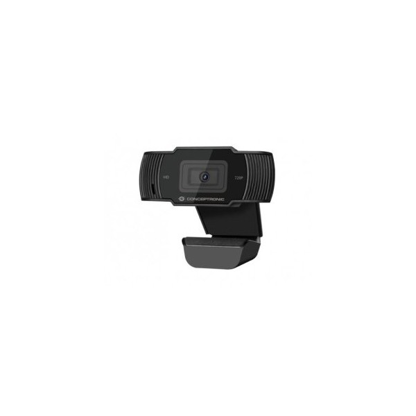 WEBCAM HD CONCEPTRONIC AMDIS 1080P INTERPOLADO USB 3.6MM 30FPS ANGULO VISION 68º MICROFONO INTEGRADO