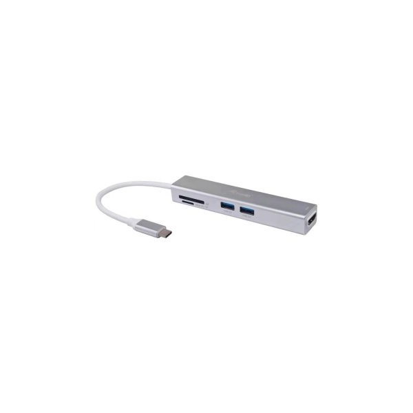 DOCKING USB-C EQUIP 133480 A 1xHDMI 4K 3xUSB-A 3.0 1xLECTOR DE TARJETAS