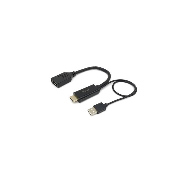 ADAPTADOR HDMI MACHO A DISPLAY PORT HEMBRA EQUIP