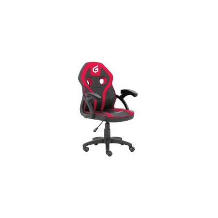 (Km0) SILLA GAMER JUNIOR CONCEPTRONIC EYOTA06R COLOR NEGRO DETALLES EN ROJO RECUBRIMIENTO PU DE ALTA