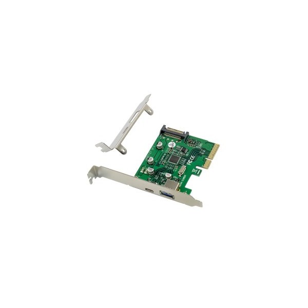CONTROLADORA PCIe CONCEPTRONIC EMRICK09G PCIe X4 2 PUERTOS USB 3.2 GEN2 ( USB-C,USB-A)