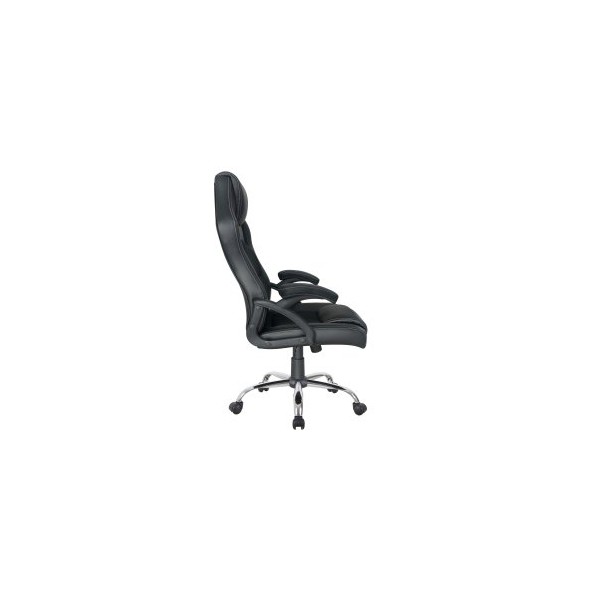 SILLA DE OFICINA ERGONOMICA EQUIP COLOR NEGRO RECUBRIMIENTO PU DE ALTA CALIDAD DISEÑO - PROMO