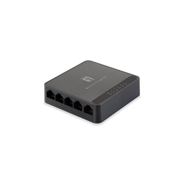SWITCH LEVEL ONE GIGABIT NO GESTION 5P 10/100/1000 GEU-0522