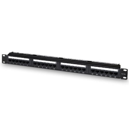 Patch Panel Aisens A141-0509/ 24 Puertos/ Cat.6/ Altura 1U/ Gestión de Cables