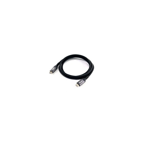 CABLE USB-C A USB-C 2M EQUIP 128383 TRANSFERENCIA 40G 240W 4K COLOR NEGRO