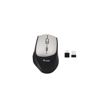 MOUSE EQUIP WIRELESS 245115 USB-C / USB-A 6 BOTONES 240 DPI