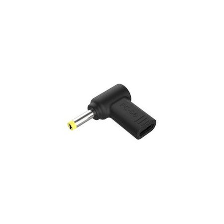 ADAPTADOR TIP CARGADOR CONCEPTRONIC USB-C A DC LENOVO/ASUS/ACER/TOSHIBA 4.0x1.7MM, 18-20V