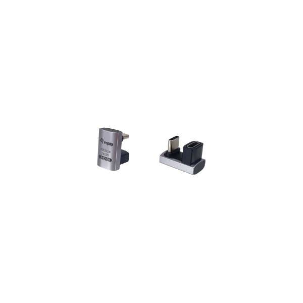 ADAPTADOR USB4 USB-C EQUIP 133477 MACHO HEMBRA 180º 40GPPS 240W PACK 2 UDS