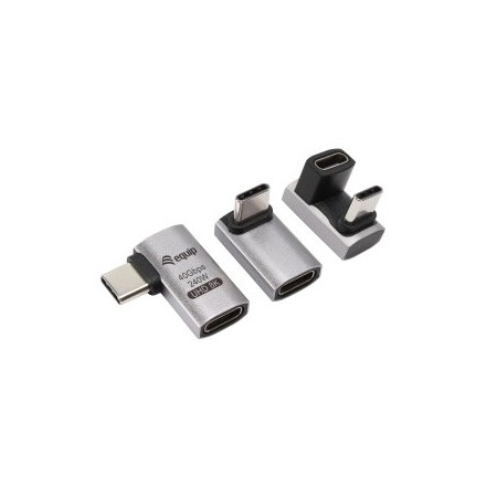 ADAPTADOR USB4 USB-C EQUIP 133478 MACHO HEMBRA 40GPPS 240W PACK 3 UDS
