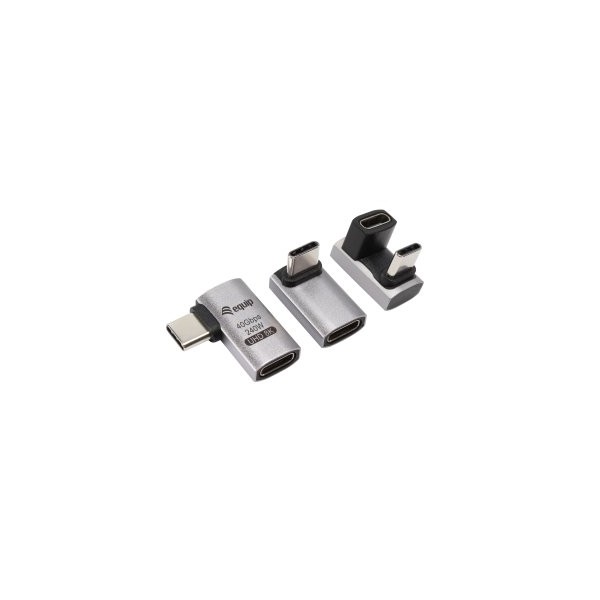ADAPTADOR USB4 USB-C EQUIP 133478 MACHO HEMBRA 40GPPS 240W PACK 3 UDS