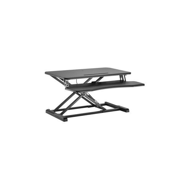 (Km0) STAND DE SOBREMESA ERGONOMICO EQUIP 650840 PARA PC / PANTALLA Y TECLADO ALTURA AJUSTABLE CASH3