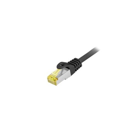 LATIGUILLO EXTERIORES APANTALLADO S/FTP CATEGORIA 6A 10Gbit 40M COLOR NEGRO EQUIP 605112