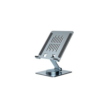 SOPORTE TABLET GIRATORIO Y PLEGABLE CONCEPTRONIC THANA09G BASE ROTACION 360° ALTURA AJUSTABLE