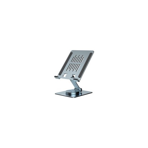 SOPORTE TABLET GIRATORIO Y PLEGABLE CONCEPTRONIC THANA09G BASE ROTACION 360° ALTURA AJUSTABLE