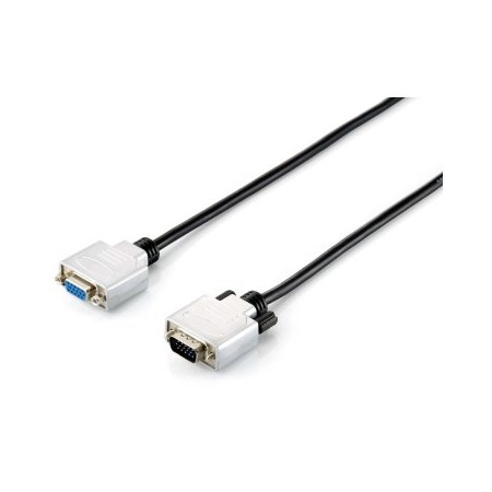 CABLE ALARGO SVGA EQUIP 3COAX MACHO - HEMBRA 15M CON FERRITAS CARCASA METALICA HQ 118855