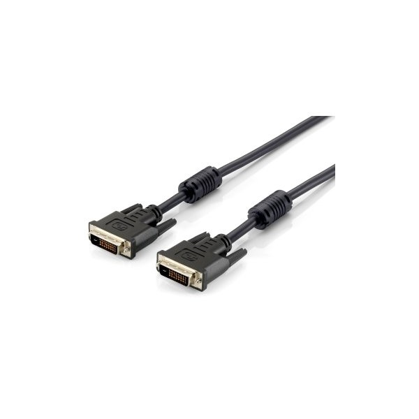 CABLE DVI EQUIP DUAL LINK MACHO - MACHO 3M CON FERRITAS (DVI-D) 118933