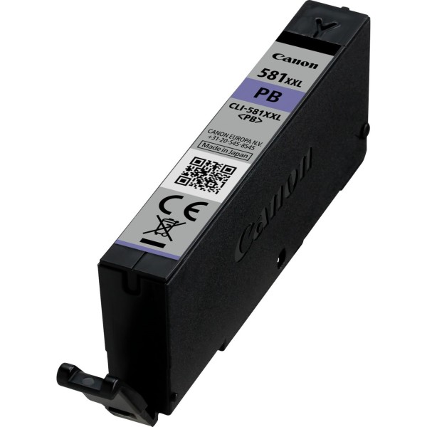 Cartucho tinta canon cli 581 pb xxl photo blue pixma tr7550 - tr8550 - ts6150 - ts6151 - ts8150 - ts8151 - ts8152 - ts9150 - ts9