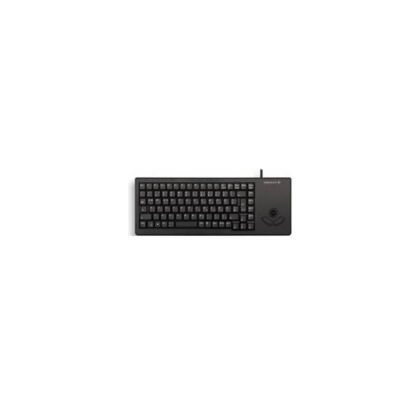 Teclado cherry xs trackball raton integrado compacto usb negro