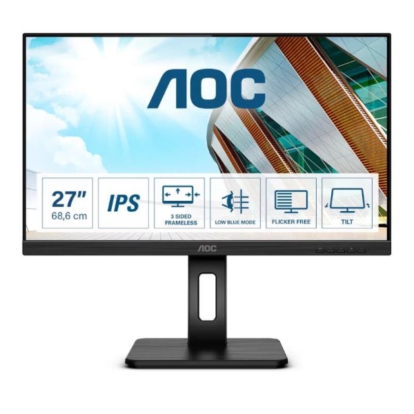 AOC 27P2Q Monitor 27″ IPS AA PIV VGA DVI HDMI