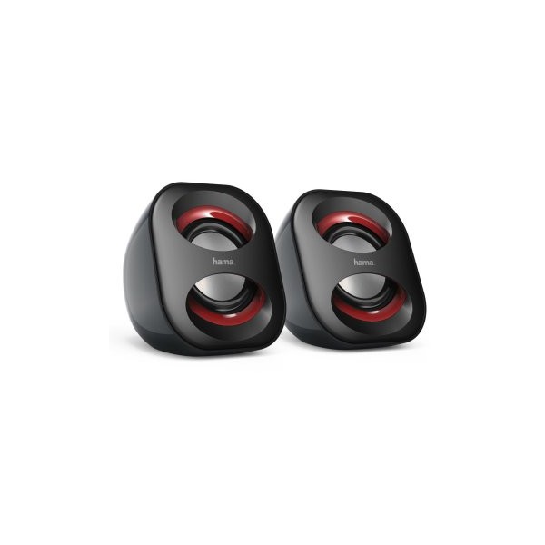 ALTAVOCES 2.0 HAMA SONIC MOBIL 183 JACK 3.5mm ALIMENTADO POR USB ENTRADA PARA AURICULARES CONTROL