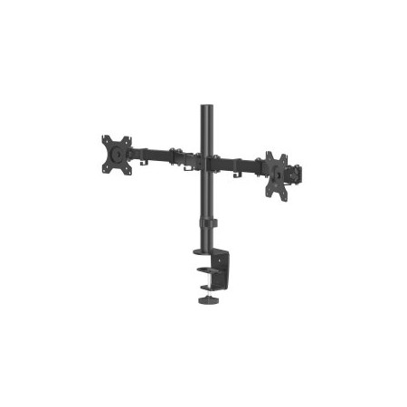 SOPORTE DE MESA HAMA MONITOR HOLDER PARA 2 MONITORES HASTA 32″ VESA 75x75 100x100 HASTA 8Kg BRAZOS A