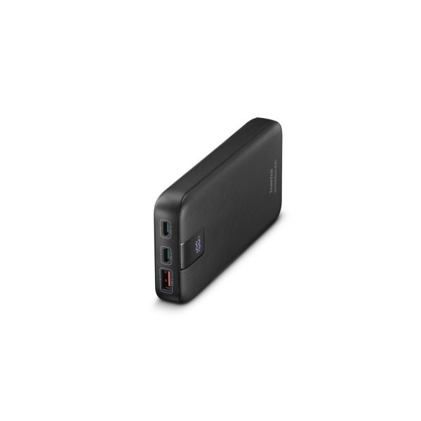 POWERBANK HAMA PD 20 20000mAh 2xUSB-C PD 1xUSB-A CARGA RAPIDA COLOR ANTRACITA