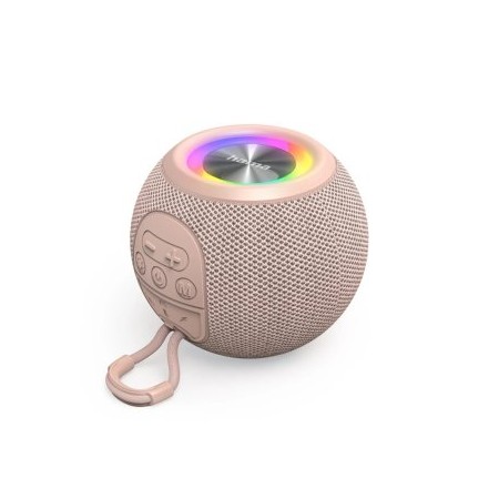 ALTAVOZ BLUETOOTH PORTABLE HAMA BALL SHAPE 5W ILUMINACION LED TWS BATERIA 10h MANOS LIBRES COLOR ROS