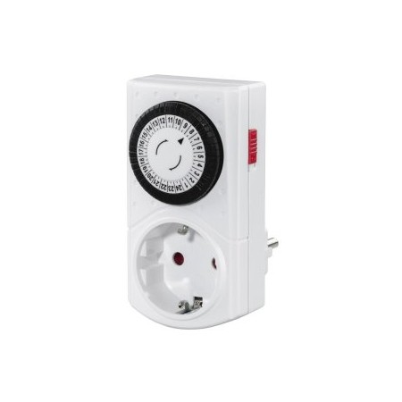 (Km0) TEMPORIZADOR DE INTERIOR HAMA MINI MECANICO 2 MODOS INTERVALOS 30min
