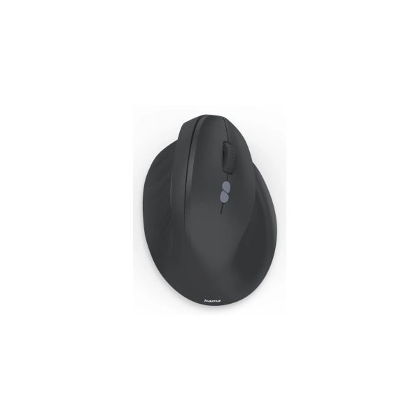 MOUSE HAMA WIRELESS EWM-500R ERGONOMIC 2.4 GHz NANO-USB 7 BOTONES 1800 DPI NEGRO