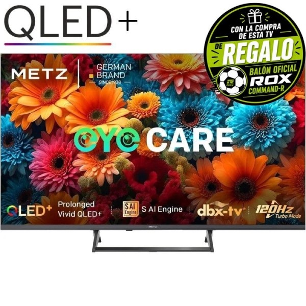 Televisor Metz QLED+ 55MQF7500Z 55″/ Ultra HD 4K/ Smart TV/ WiFi