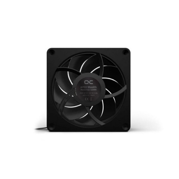 VENTILADOR 120X120 ALPHACOOL APEX STEALTH METAL