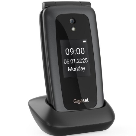 Teléfono Móvil Gigaset GL795 para Personas Mayores/ 4G/ Negro