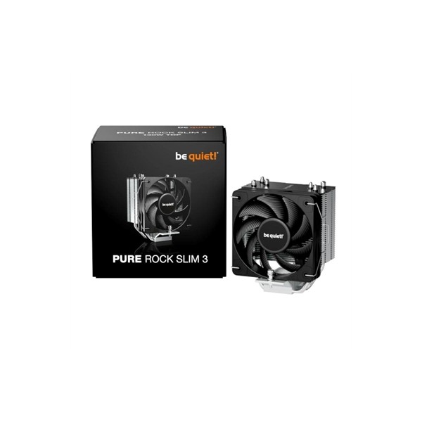 Ventilador disipador cpu be quiet! pure rock slim 3 100mm plata